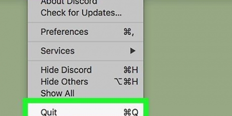 Fjern discord på en pc eller mac