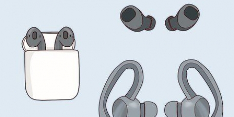 Sæt trådløse øretelefoner i