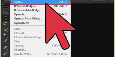 Roter eller vend et billede i photoshop
