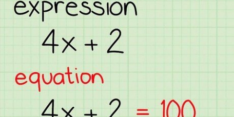 Løsning af et algebraisk udtryk