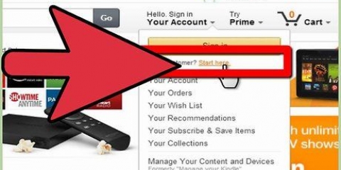 Opret en amazon-konto