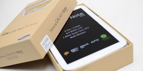 Forberedelse af en android-tablet
