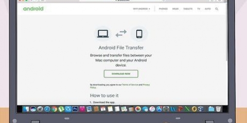 Tilslutning af en android-telefon til en computer