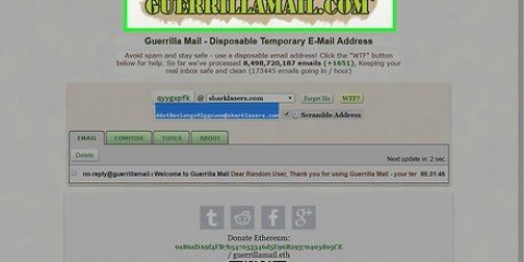 Send en anonym mail