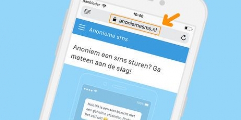 Send en anonym sms