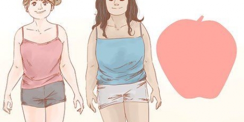 Påklædning af en æbleformet figur