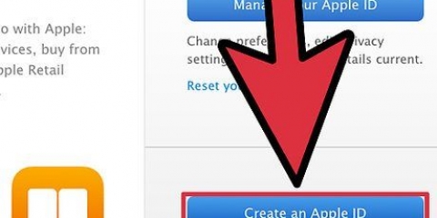 Opret et apple id