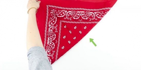 Sådan folder du en bandana