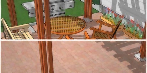 Maling af en betonterrasse