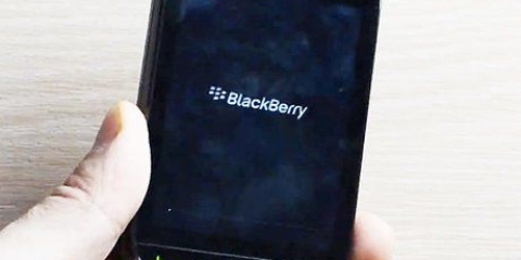 Nulstil en blackberry
