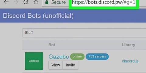 Tilføj en bot til en discord-kanal på en pc eller mac
