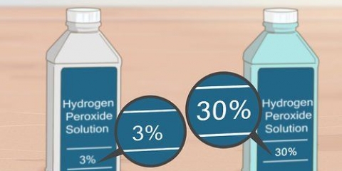 Behandling af en forbrænding forårsaget af hydrogenperoxid