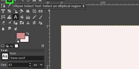 Tegning af en cirkel i gimp