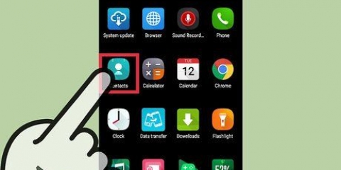 Slet en kontakt på en android-enhed