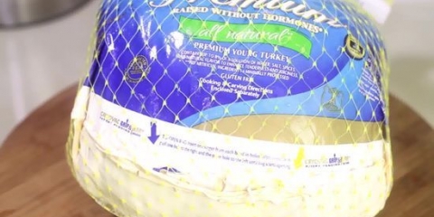 Sådan tilberedes et frossen kalkun