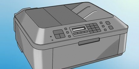 Scanning af et dokument med en canon-printer