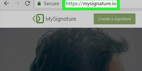 Opret en e-mail-signatur