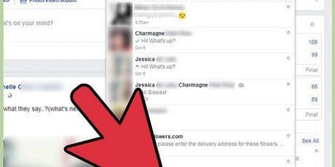 Skjul en facebook-besked