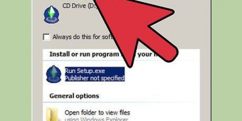 Installation af et spil på en pc