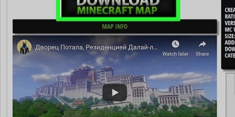 Afspilning af et brugerkort i minecraft