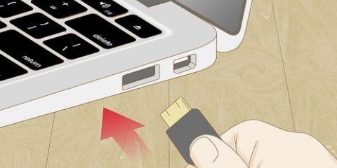 Brug af en memory stick på en mac
