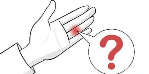 Behandling af en forslået finger