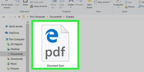 Redigering af et scannet dokument