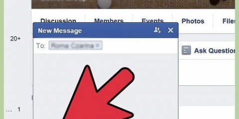 Start en samtale med en pige på facebook