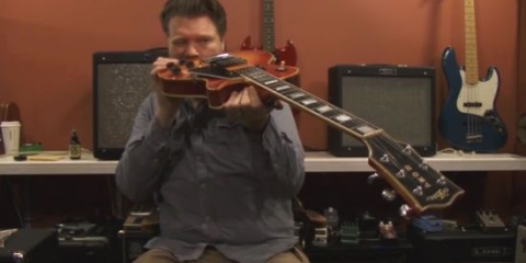 Sæt en guitar op