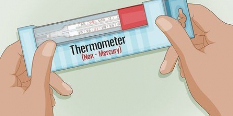 Brug et glastermometer