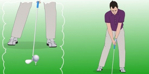 Holder en golfkølle