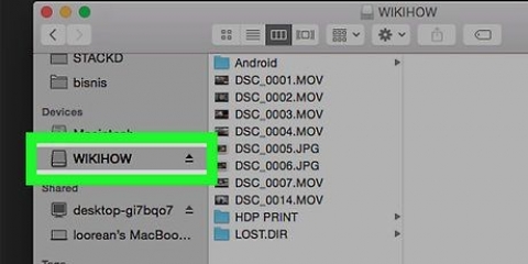 Sæt et google-dokument på en usb-stick