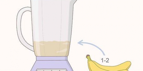 At lave en hårmaske med banan