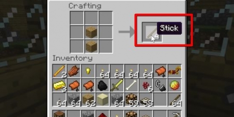 Sådan laver du en håndtag i minecraft
