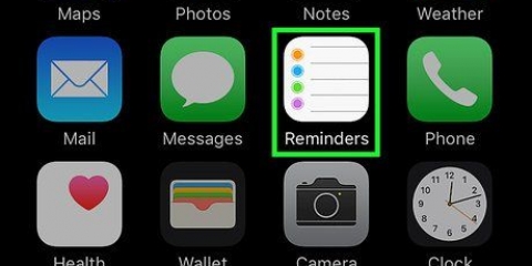 Tilføj en påmindelse på en iphone