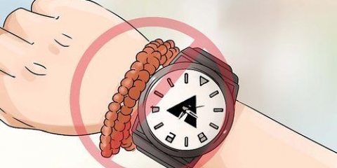 Iført et ur