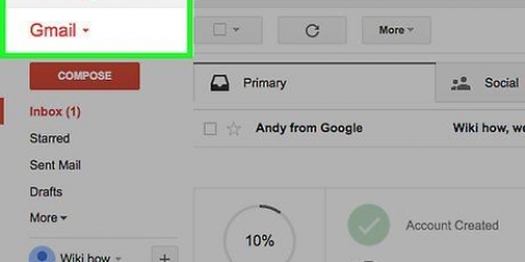 Indsæt et hyperlink i en e-mail