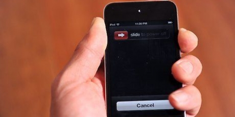 Genstart af en ipod touch