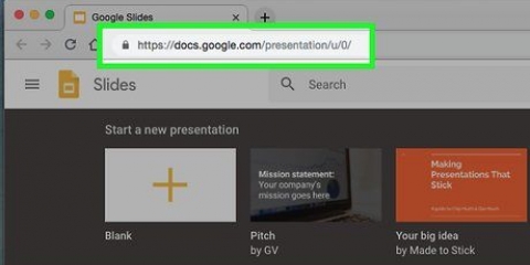 Opret et kort i google docs