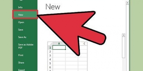 Opret en kalender i excel