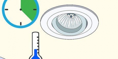 Udskiftning af en lampe med indbygget belysning