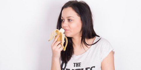 Lindre et sår med bananer