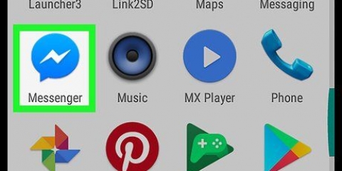 Slet en messenger-konto på android