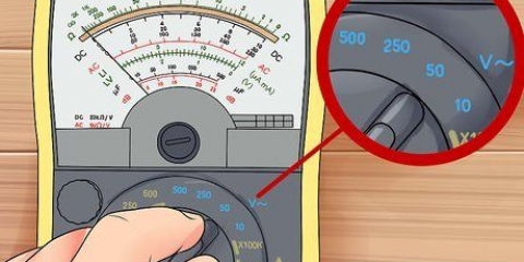 Aflæsning af et multimeter