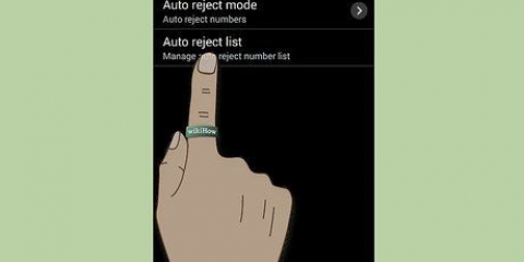 Bloker et nummer i android
