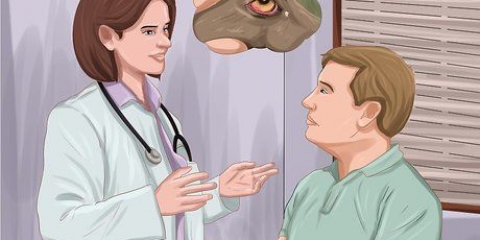 Behandling af en øjeninfektion hos en hund