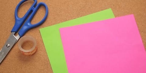 Sådan folder du en origami-blomst