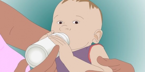Bøvse en nyfødt baby