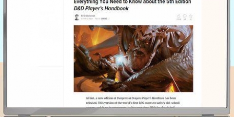 Skab en karakter til dungeons and dragons