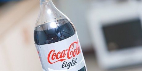 At lave en raket med diet cola og mentos